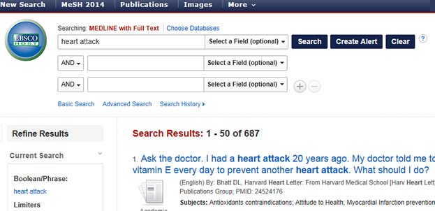 Ebsco Keyword Search