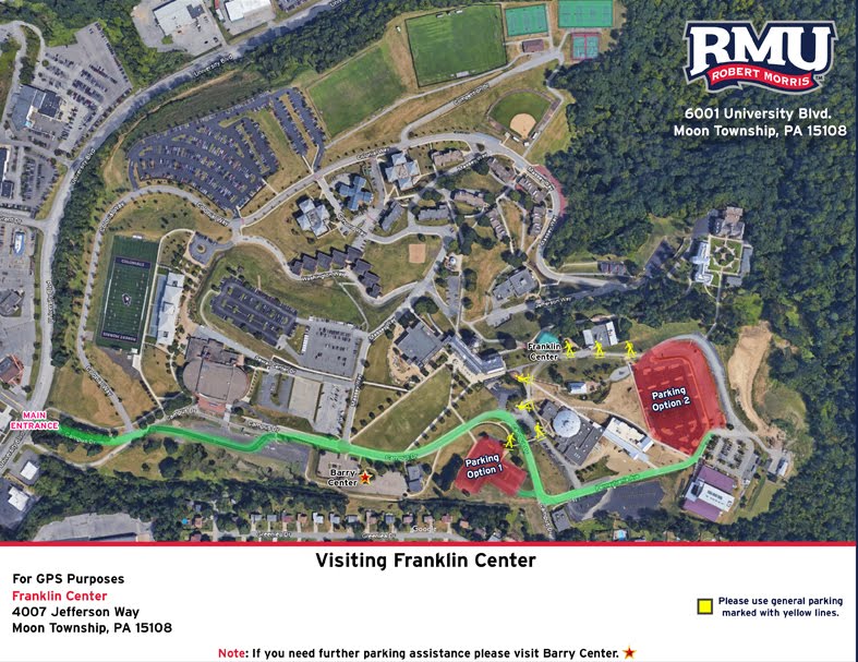 Franklin Center map