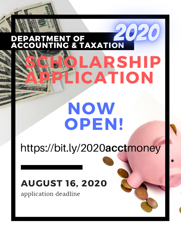 endowed accounting scholarship application