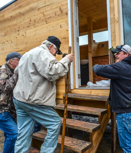 Homeless Vet Gets “Tiny House” Built at RMU