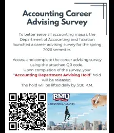 Career advising hold 2025