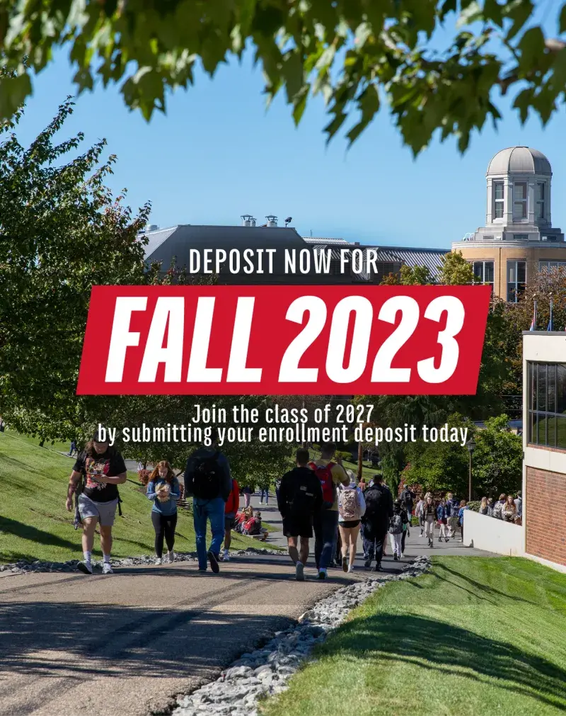 Deposit now for Fall 2023